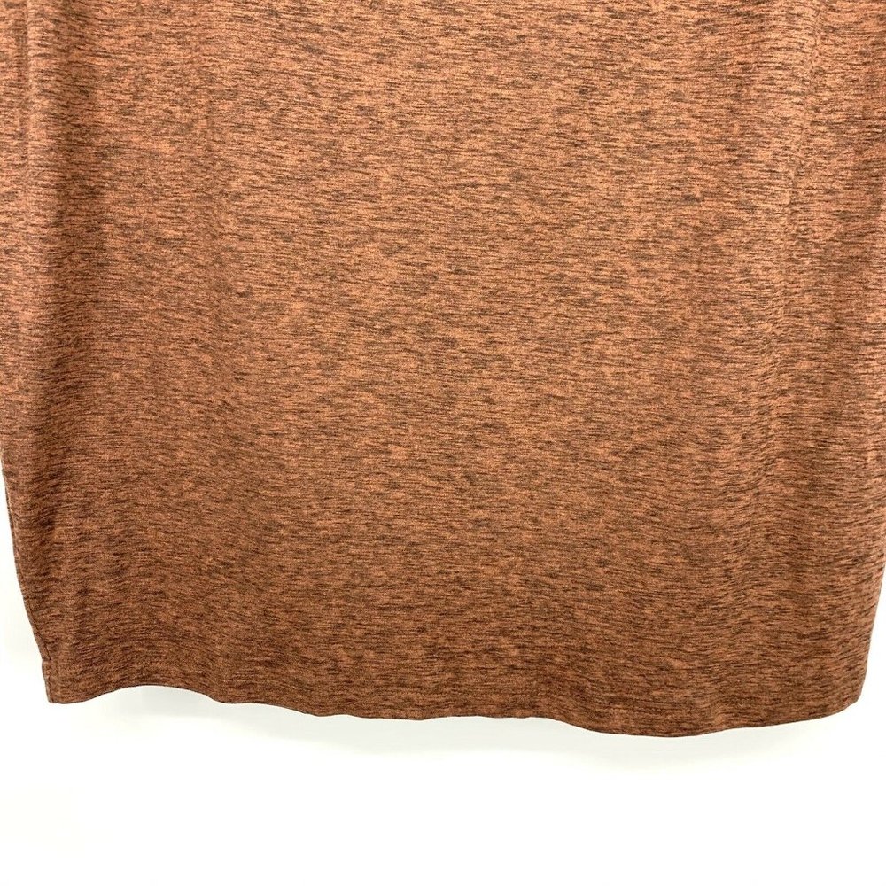 Wild Fable Orange Black High Rise Knit Midi Skirt - Picture 8 of 9